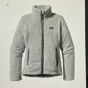 Patagonia Women's light Grey Los Lobos lined Teddy Jacket